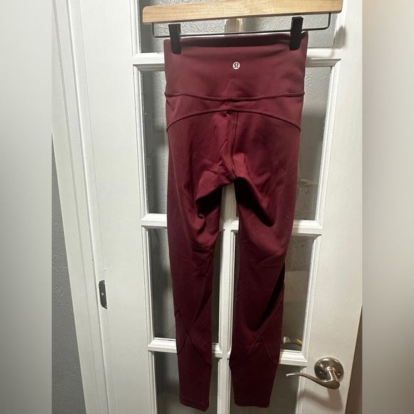 Lululemon In Movement 7/8 Tight *Everlux-Redwood - Picture 6 of 9